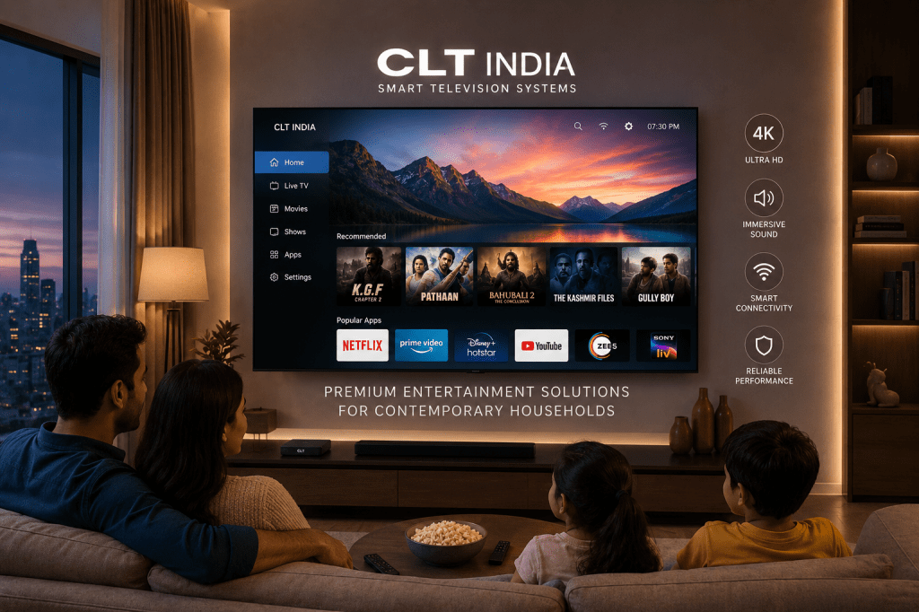 CLT India Smart Television Systems: Premium Entertainment Solutions for Contemporary Households